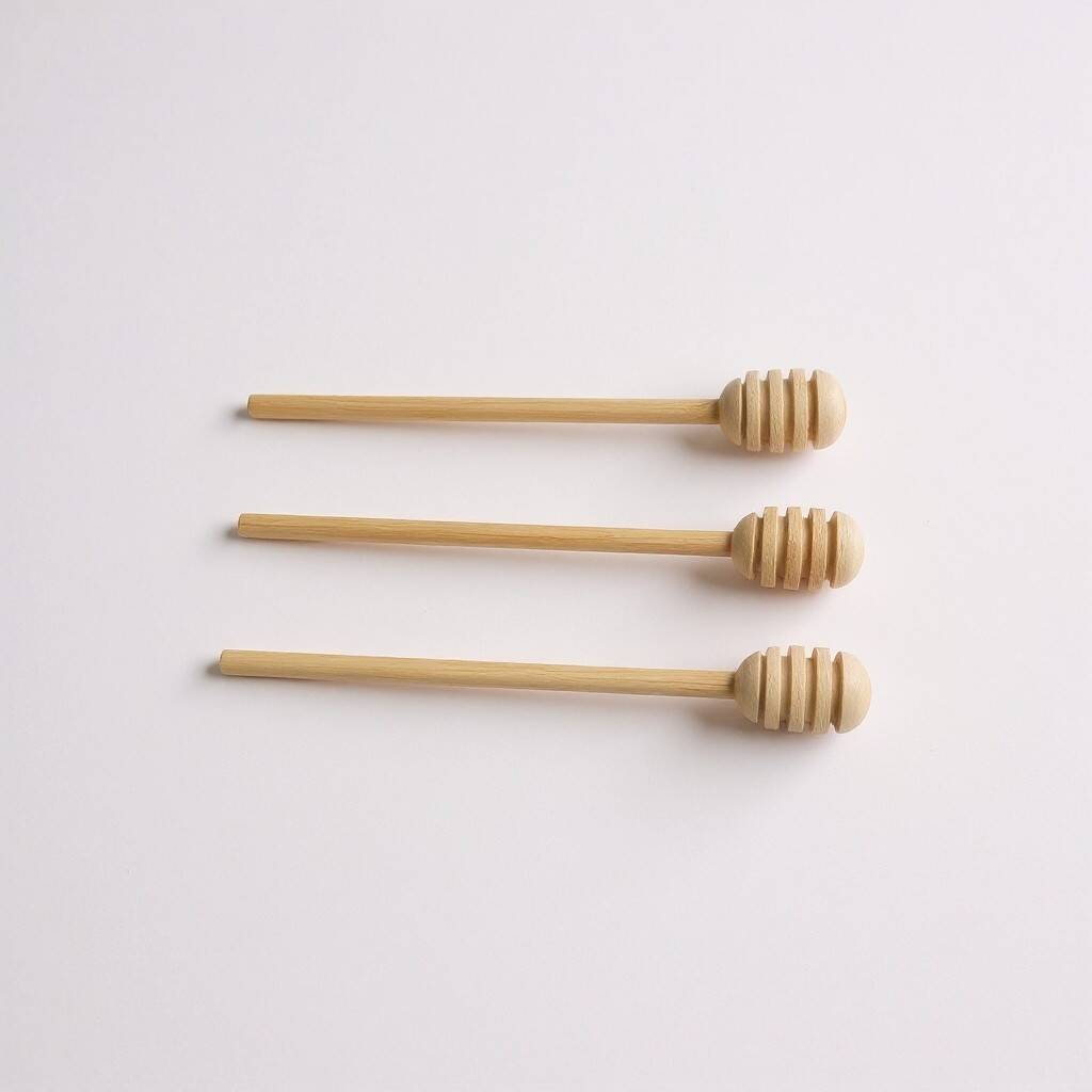 3 lü ahşap bal kaşığı  - 1