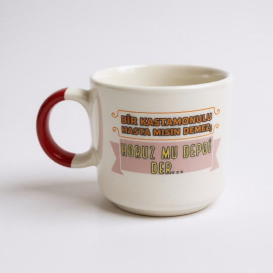 Bir Kastamonulu Üşüdüm Demez Seramik Kupa 195 cc - 2