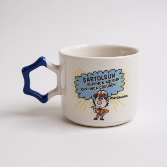 Şartolsun Vurunca Aşurun Seramik Kupa 195 cc  - 2