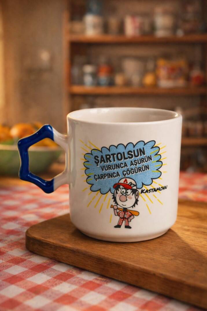 Şartolsun Vurunca Aşurun Seramik Kupa 195 cc  - 1