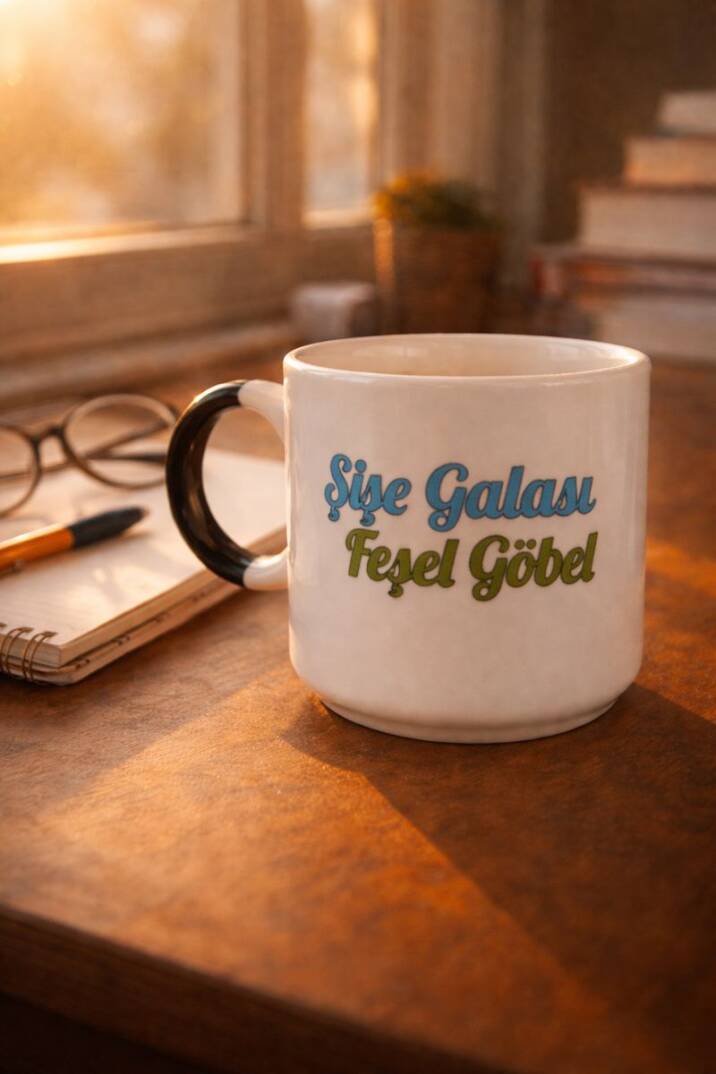 Şişe Galası Fesel Göbel Seramik Kupa 195 cc  - 1