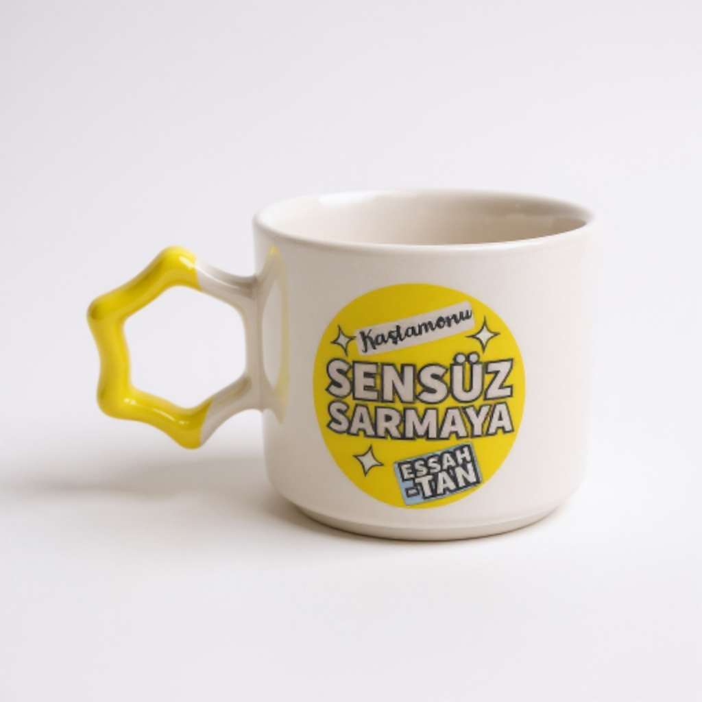 Kastamonu Sensüz Sarmaya Essah Olan Seramik Kupa 195 cc  - 2