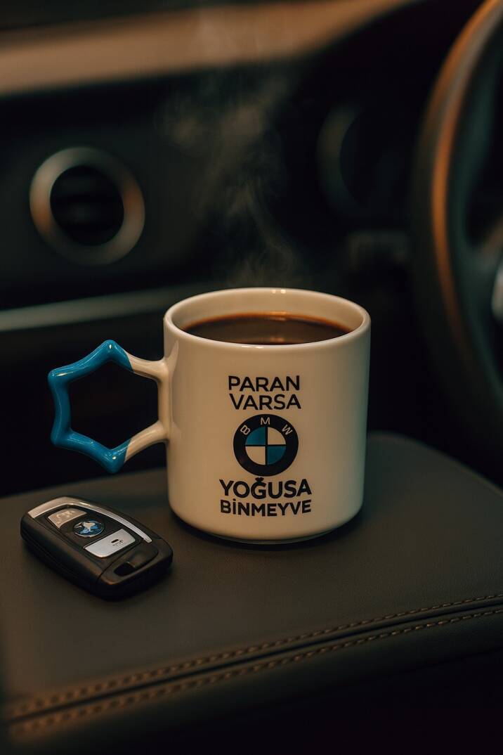 Paran Varsa Yoğusa Binmeyve Seramik Kupa 195 cc - 1