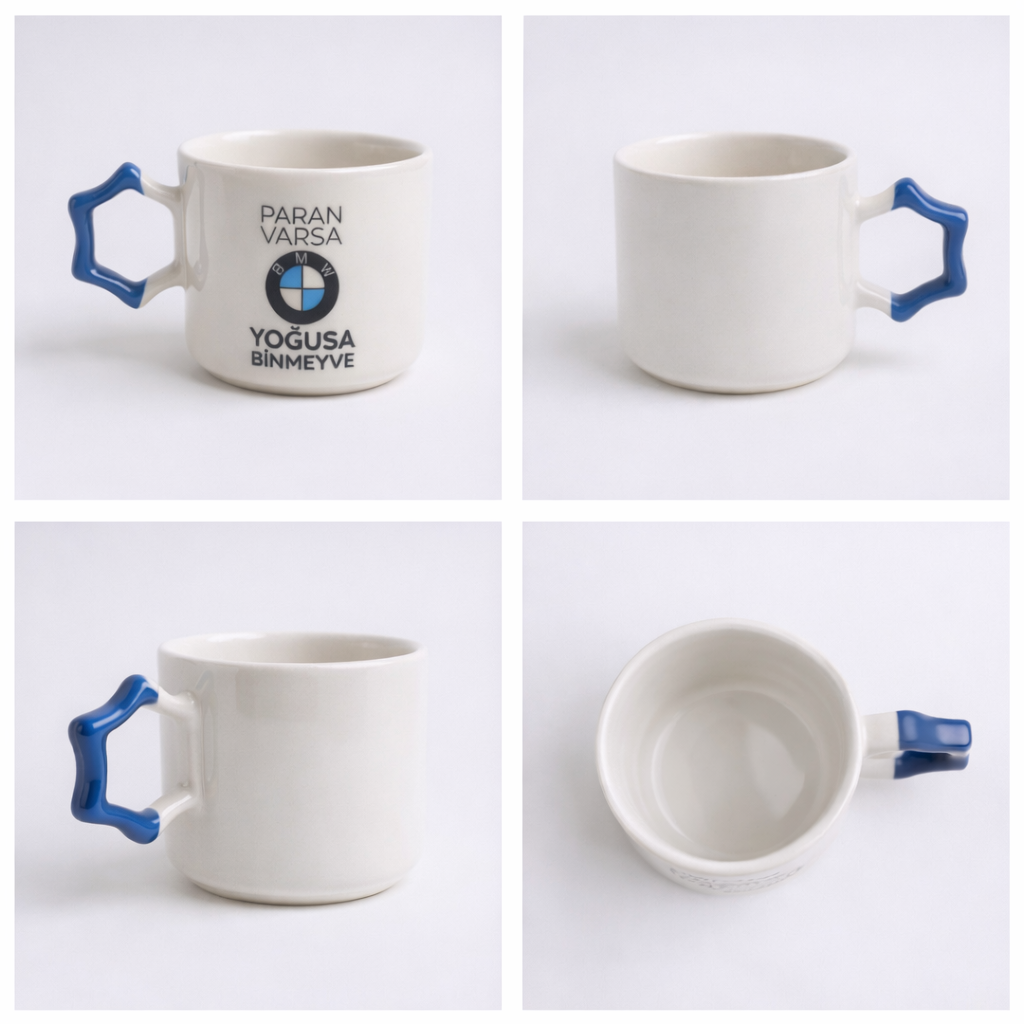 Paran Varsa Yoğusa Binmeyve Seramik Kupa 195 cc - 4