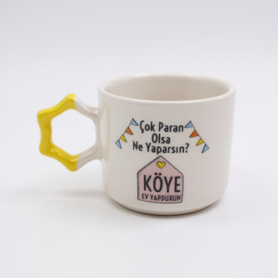 Çok Paran Olsa Ne Yaparsın Seramik Kupa 195 cc  - 2