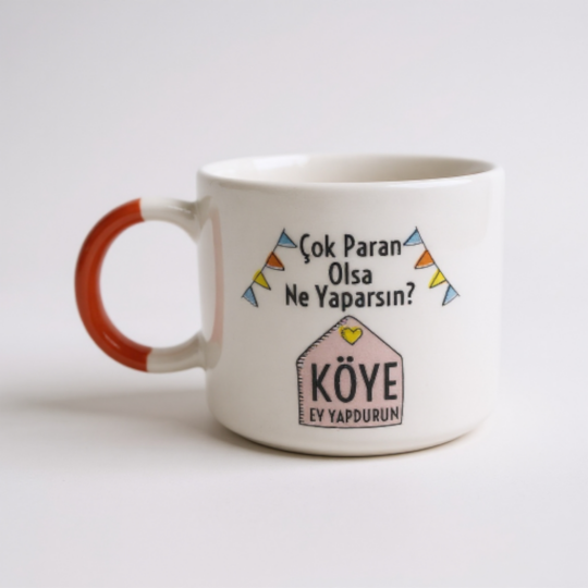 Çok Paran Olsa Ne Yaparsın Seramik Kupa 195 cc  - 3