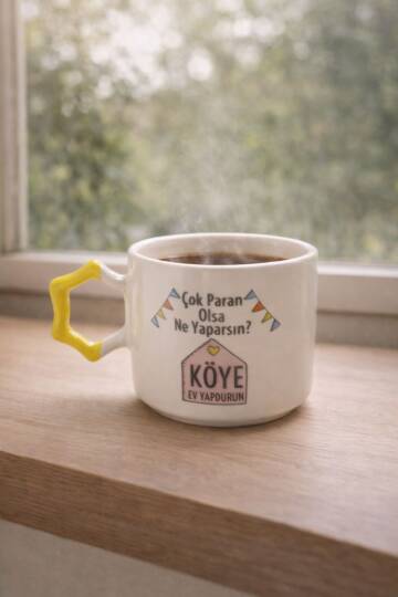 Çok Paran Olsa Ne Yaparsın Seramik Kupa 195 cc 