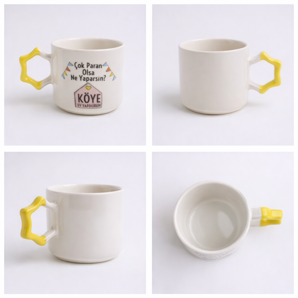 Çok Paran Olsa Ne Yaparsın Seramik Kupa 195 cc  - 4