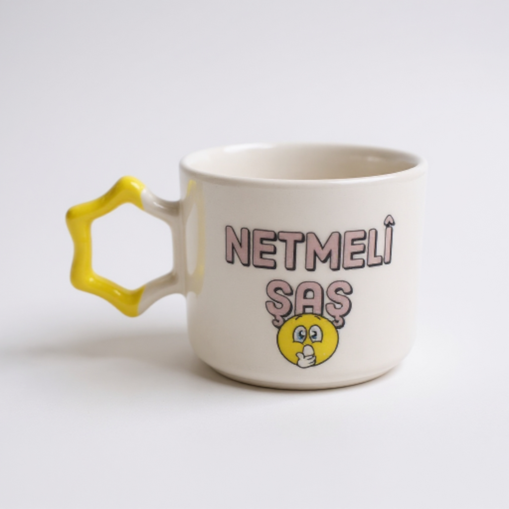 Netmeli Şaş Seramik Kupa 195 cc  - 1