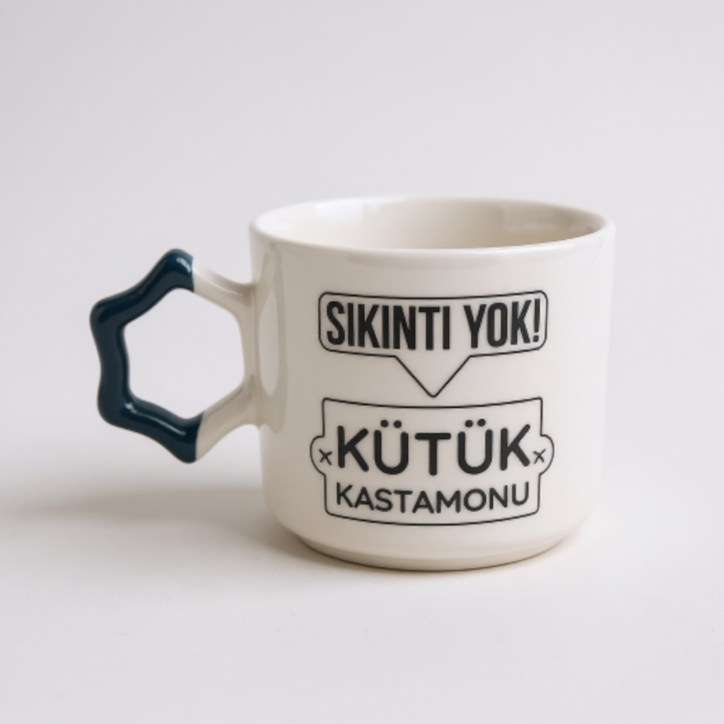Sıkıntı Yok Kütük Kastamonu Seramik Kupa 195 cc  - 1