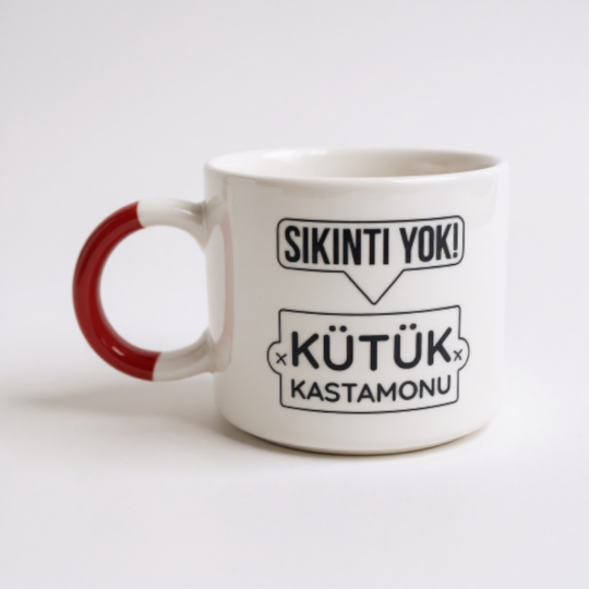 Sıkıntı Yok Kütük Kastamonu Seramik Kupa 195 cc  - 2