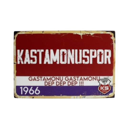 Kastamonuspor 1966 Yazılı Dekoratif Plaka 