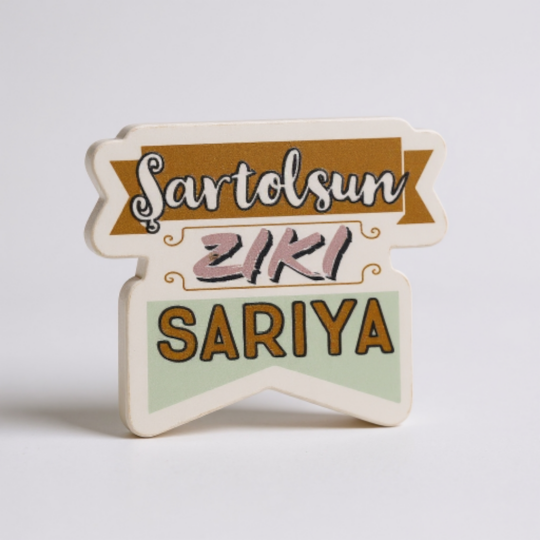 Şartolsun Ziki Sarıya Yazılı Kastamonu Magnet